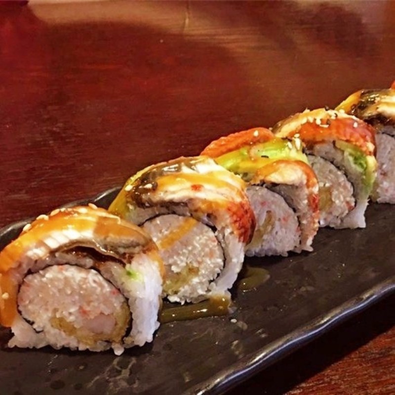 Dragon Roll at Sushi Kota, a Japanese restaurant in San Jose